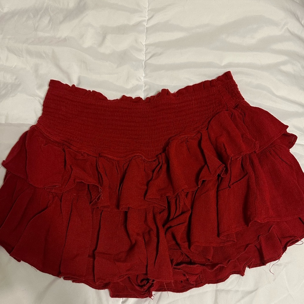 Vestique Red Skort